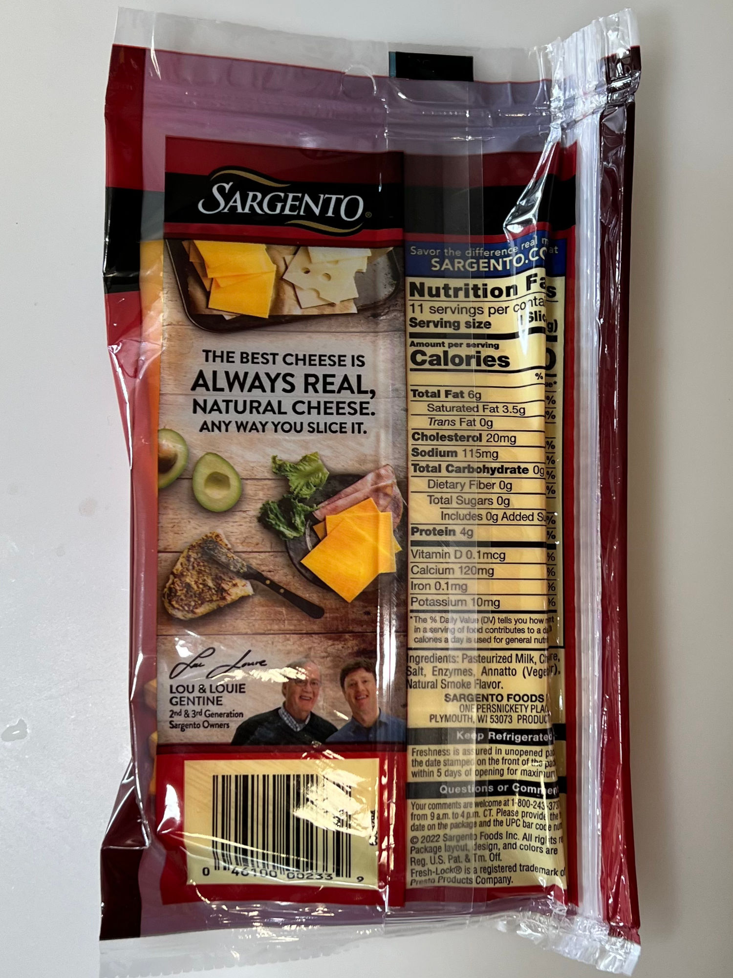 Smokehouse Cheddar Sargento Nutrition Value
