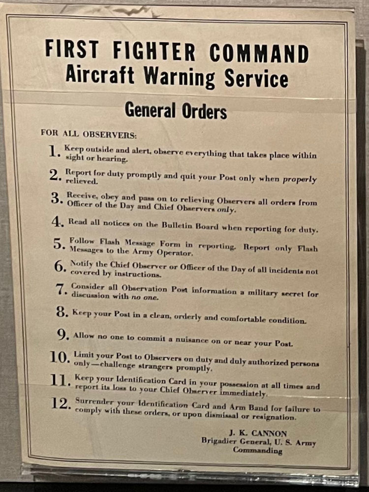 AWS General Orders