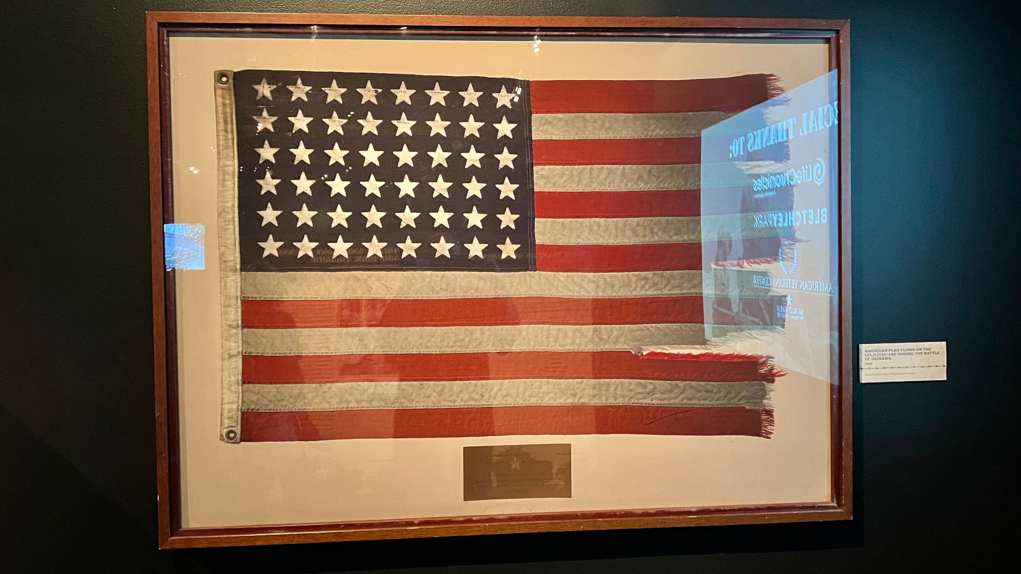 American Flag Battle of Okinawa American Flag
