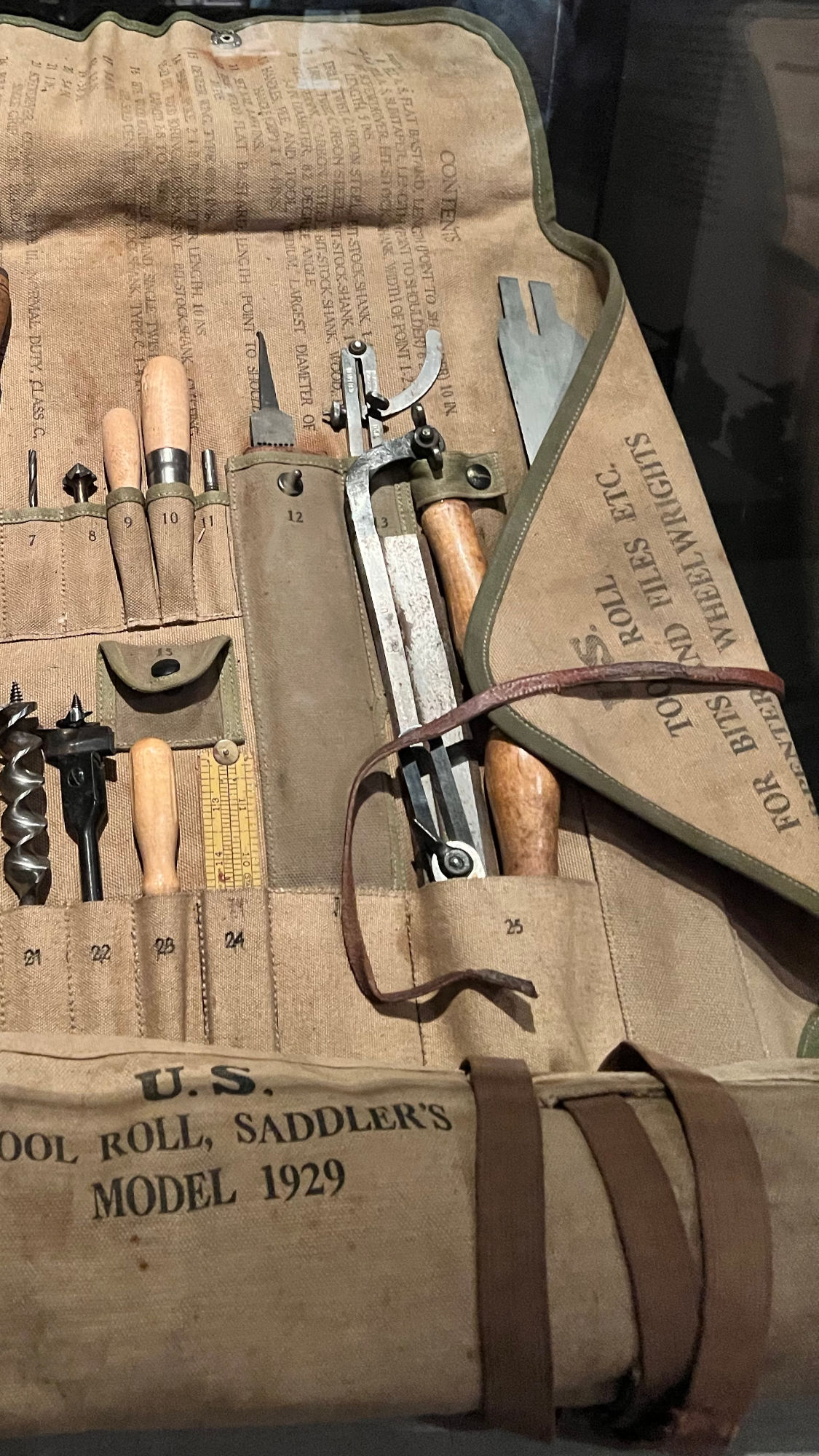 Saddler's Tool Roll Horse Calvary Saddler's Tool Roll