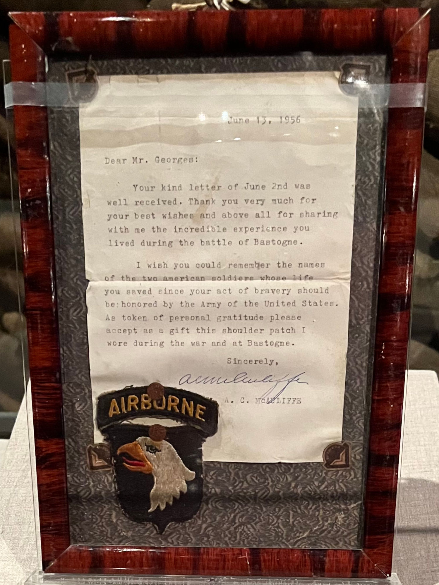 Gen Anthony McAuliffe Airborne Patch