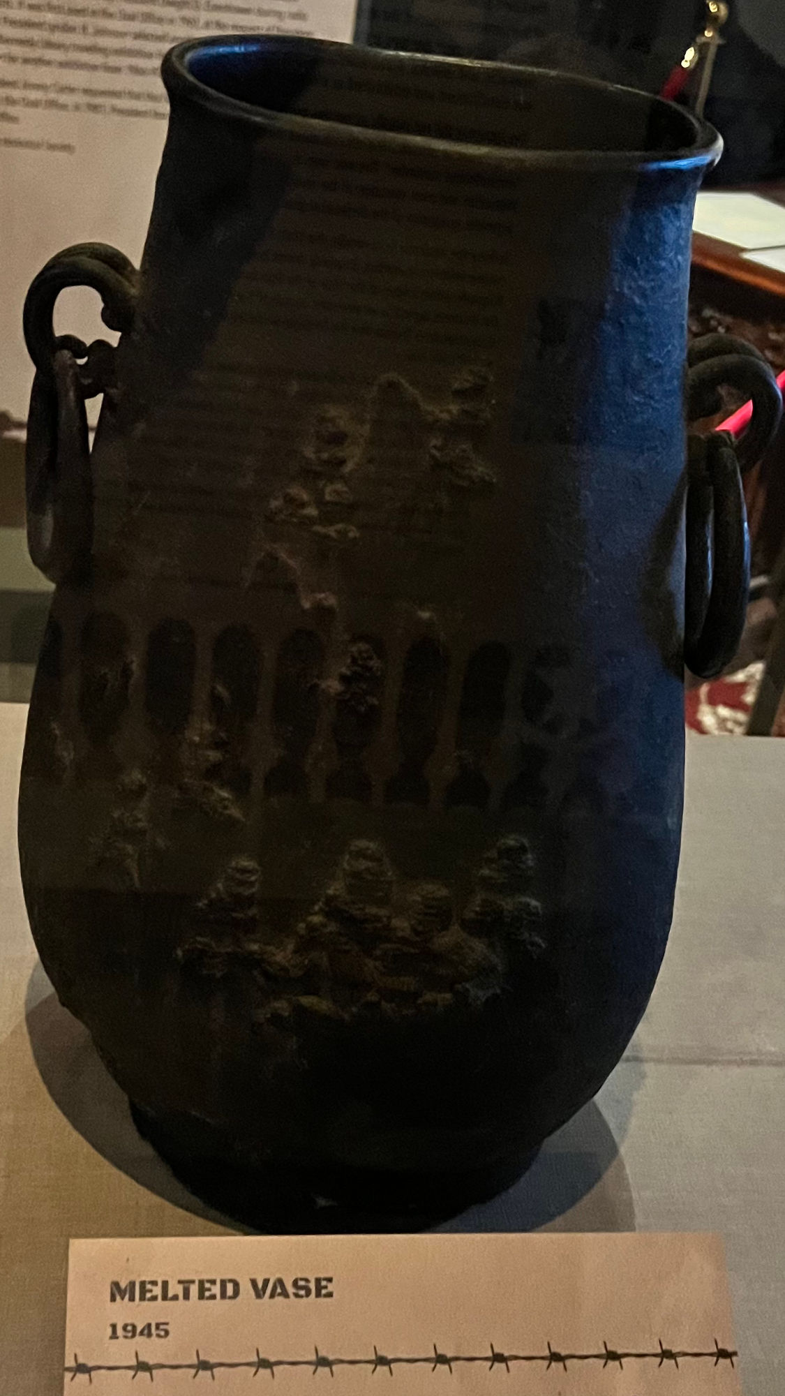 Hiroshima Melted Vase