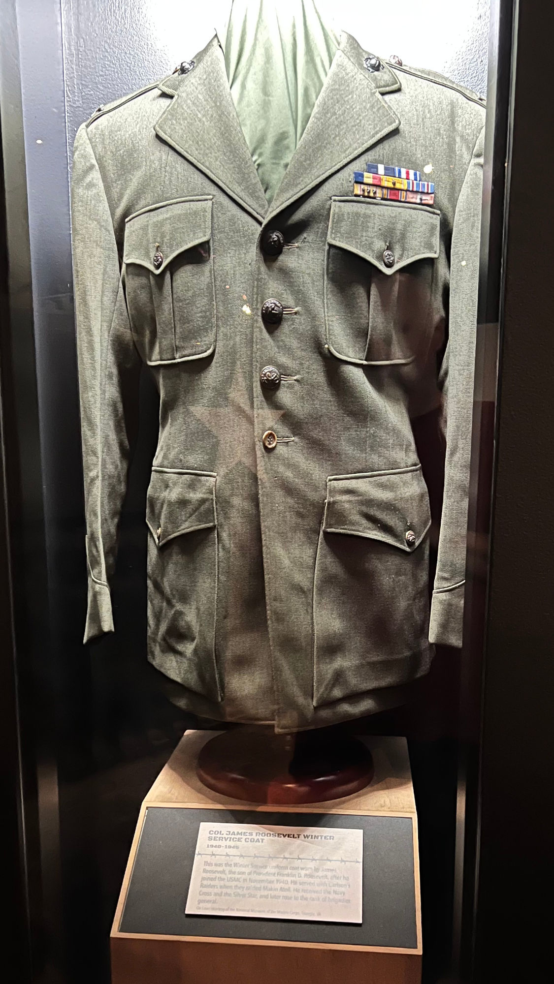 James Roosevelt Winter Service Coat