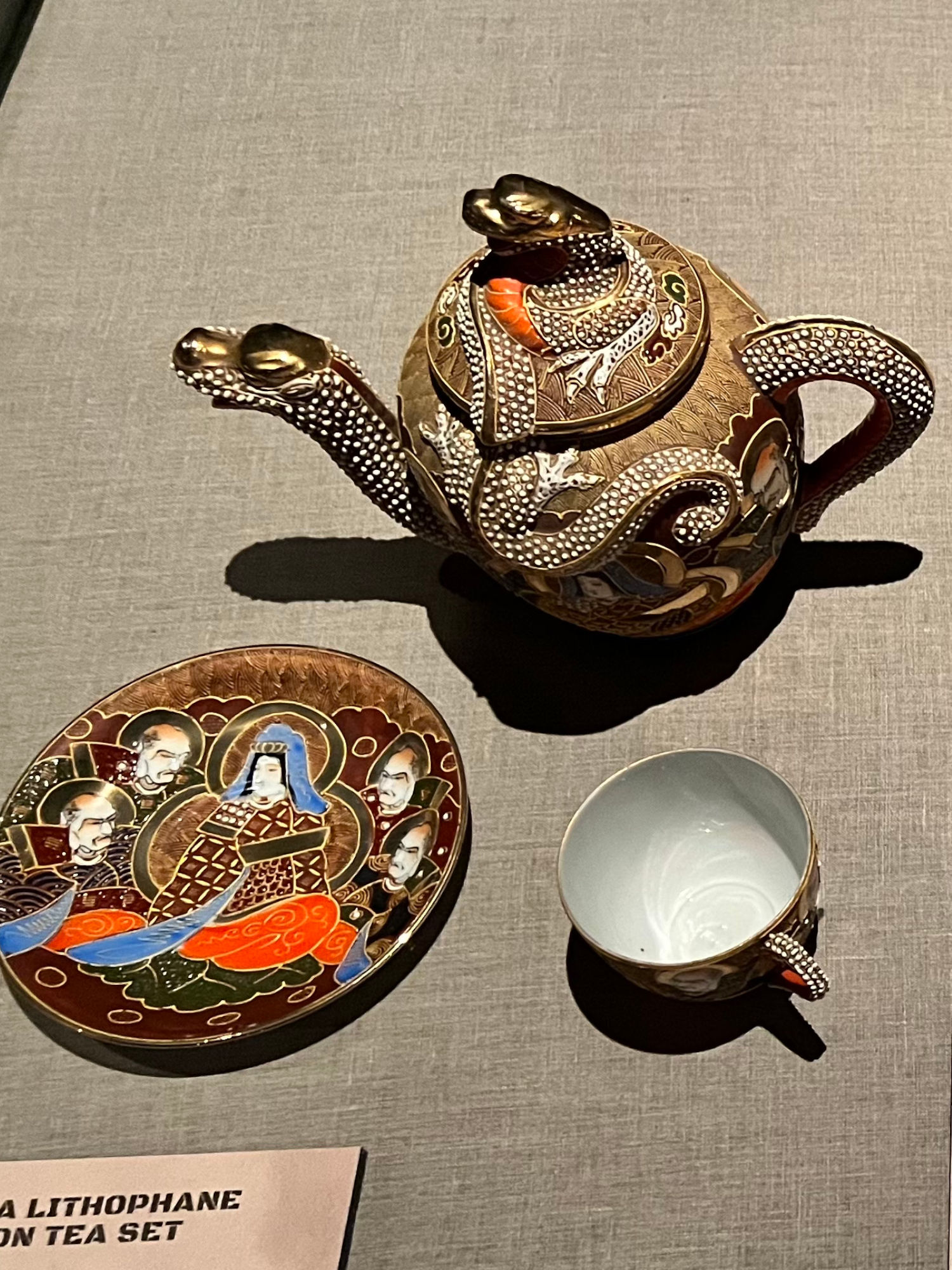 Japanese Lithophane Tea Set