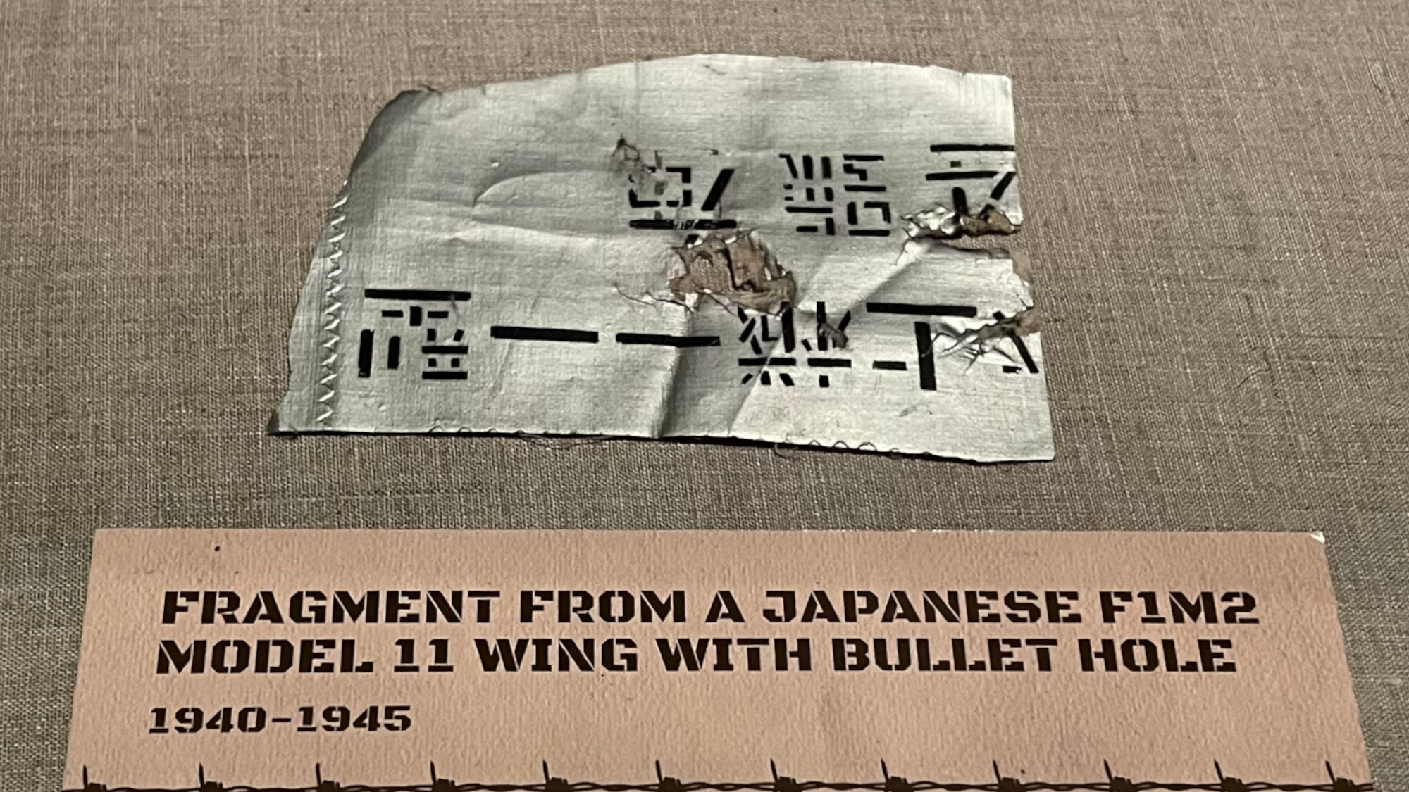 Mitsubishi F1M2 Fragment Japanese Mitsubishi F1M2 Fragment