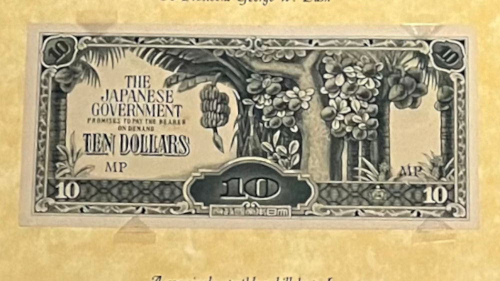 Japanese Occupation Ten Dollar Bill