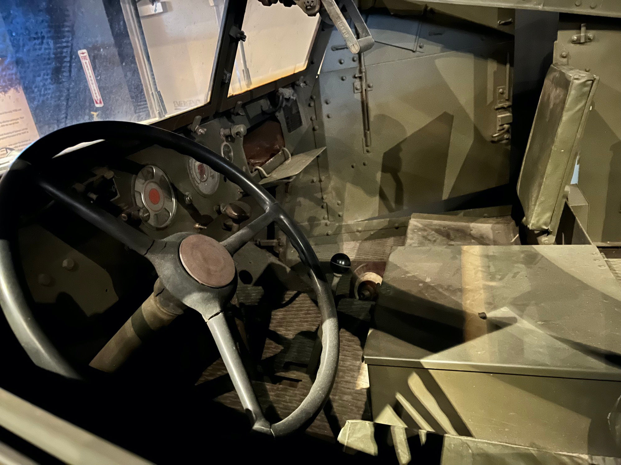 M3A1 White Scout Dashboard