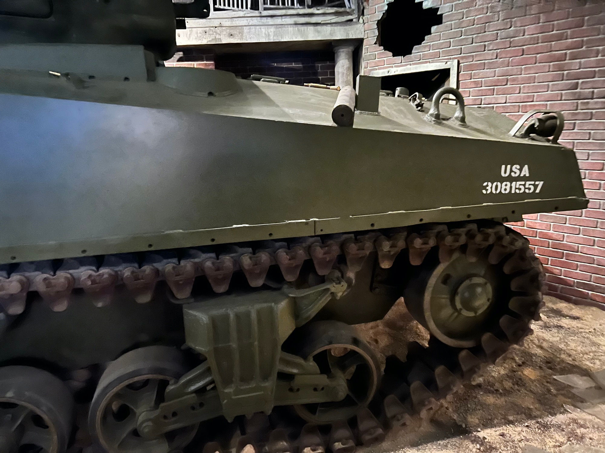 M4 Sherman Tank Rear Side
