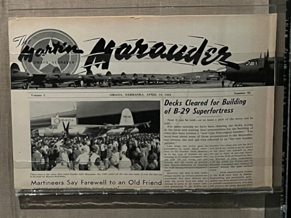 Marauder Martin Bomber Plant Marauder