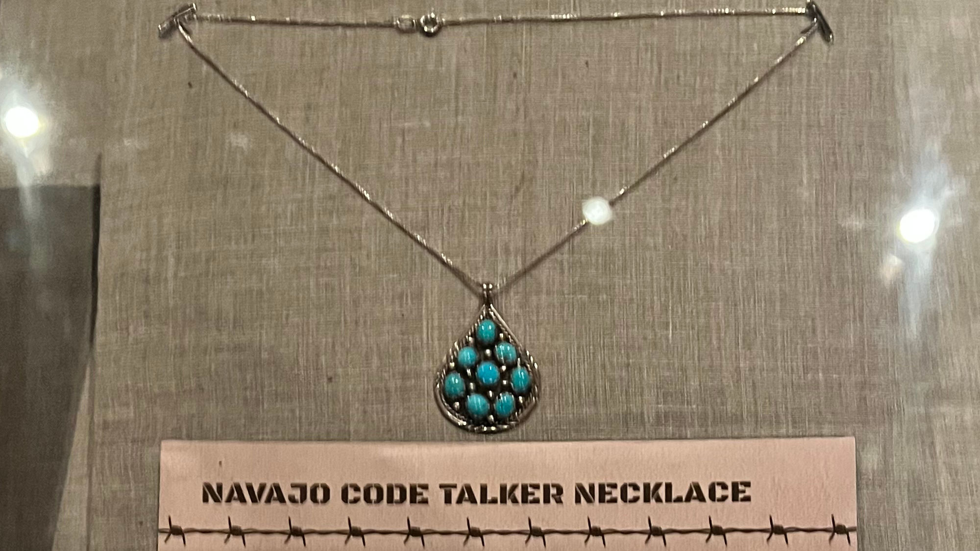 Navajo Code Talker Necklace