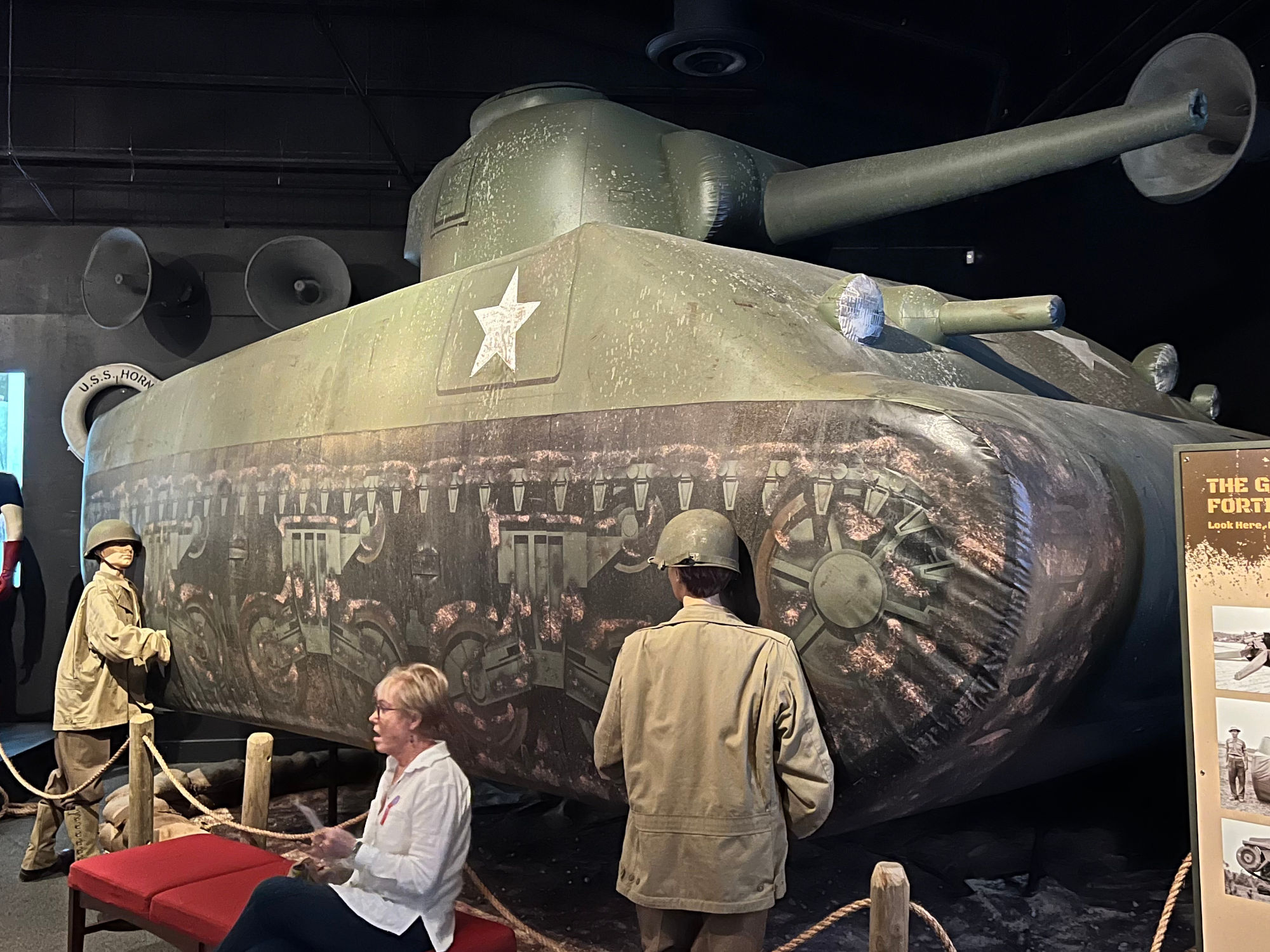 Inflatable Tank Operation Fortitude Inflatable Tank