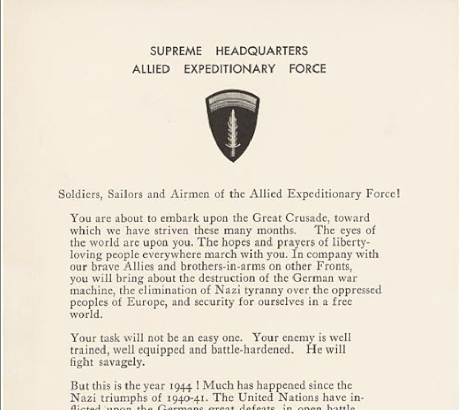 D-Day's Order of the Day