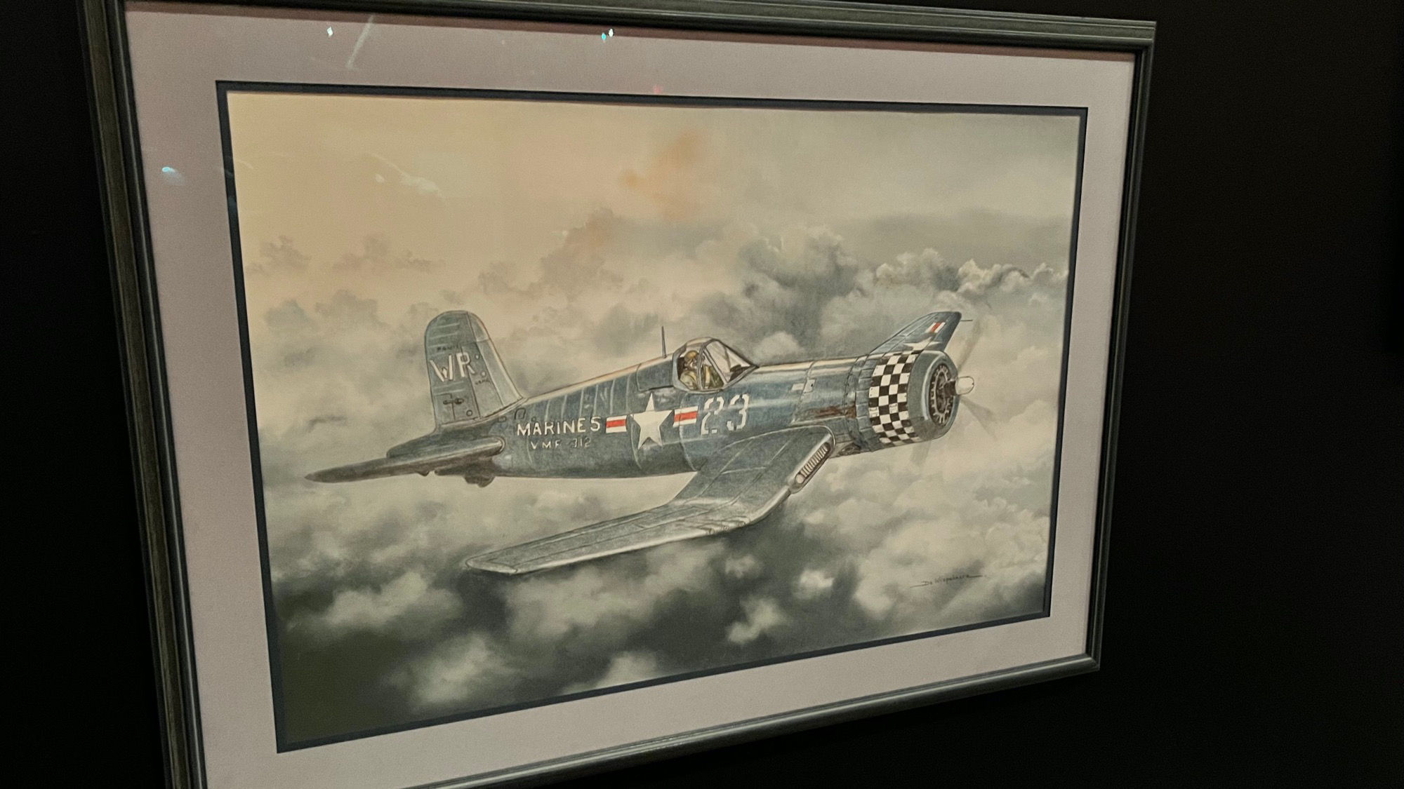 Painting WWII Marines Plane