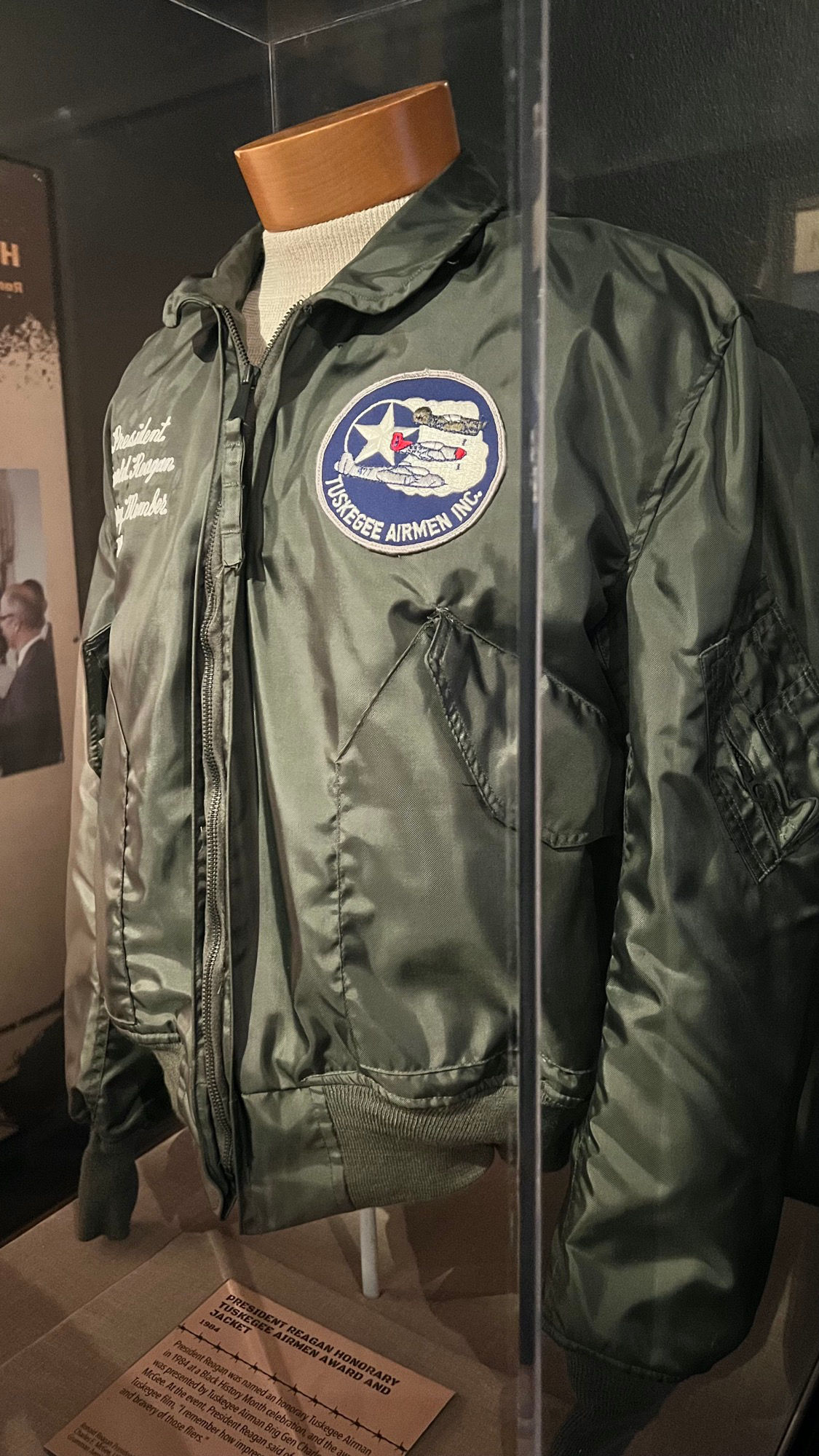 Tuskegee Airmen Reagan Honorary Jacket