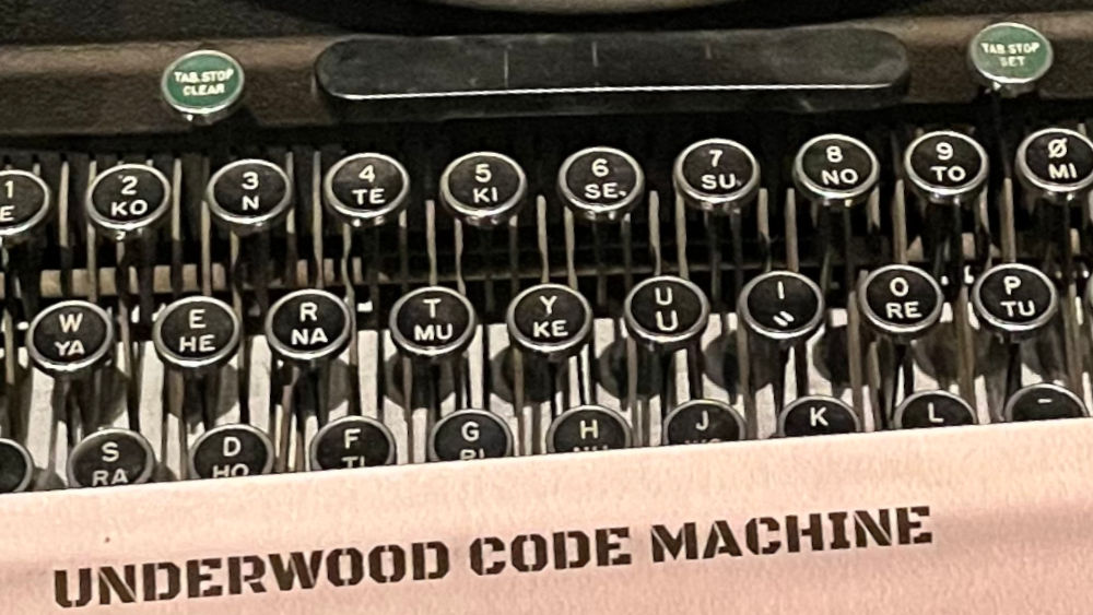 Underwood Code Machine