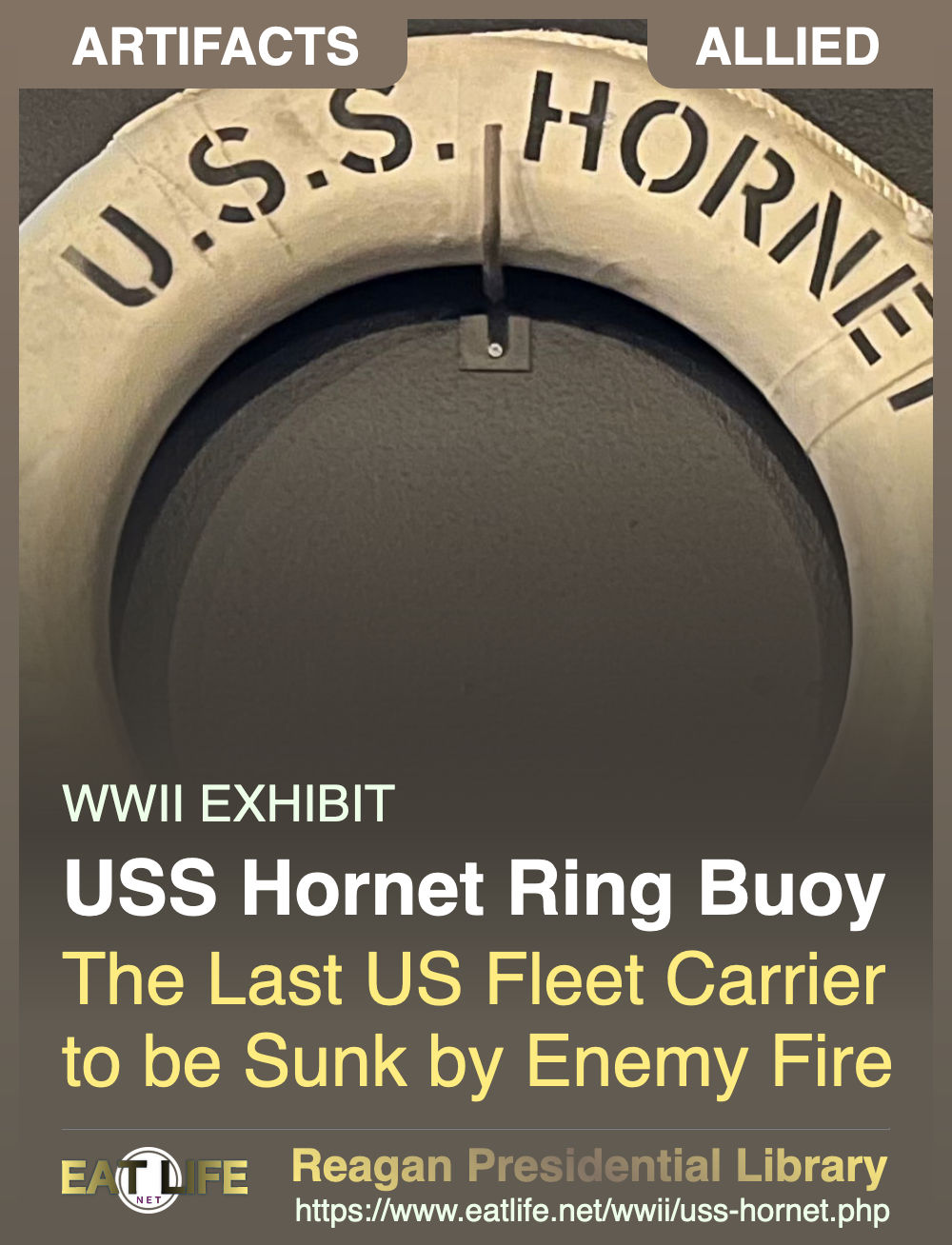 USS Hornet Ring Buoy