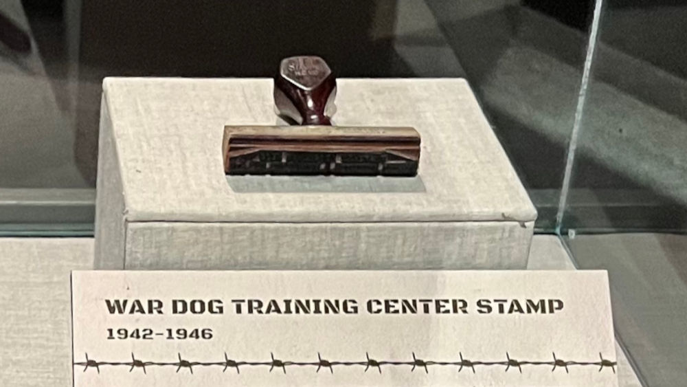 War Dogs Training Center Stamp