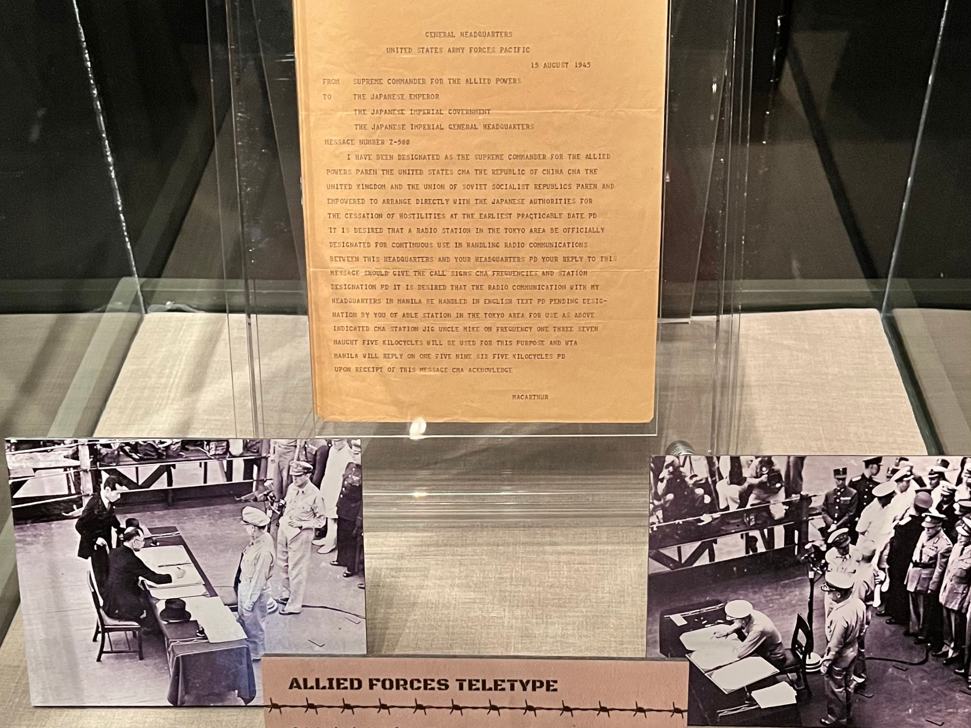 Allied Forces Teletype WWII Allied Forces Teletype
