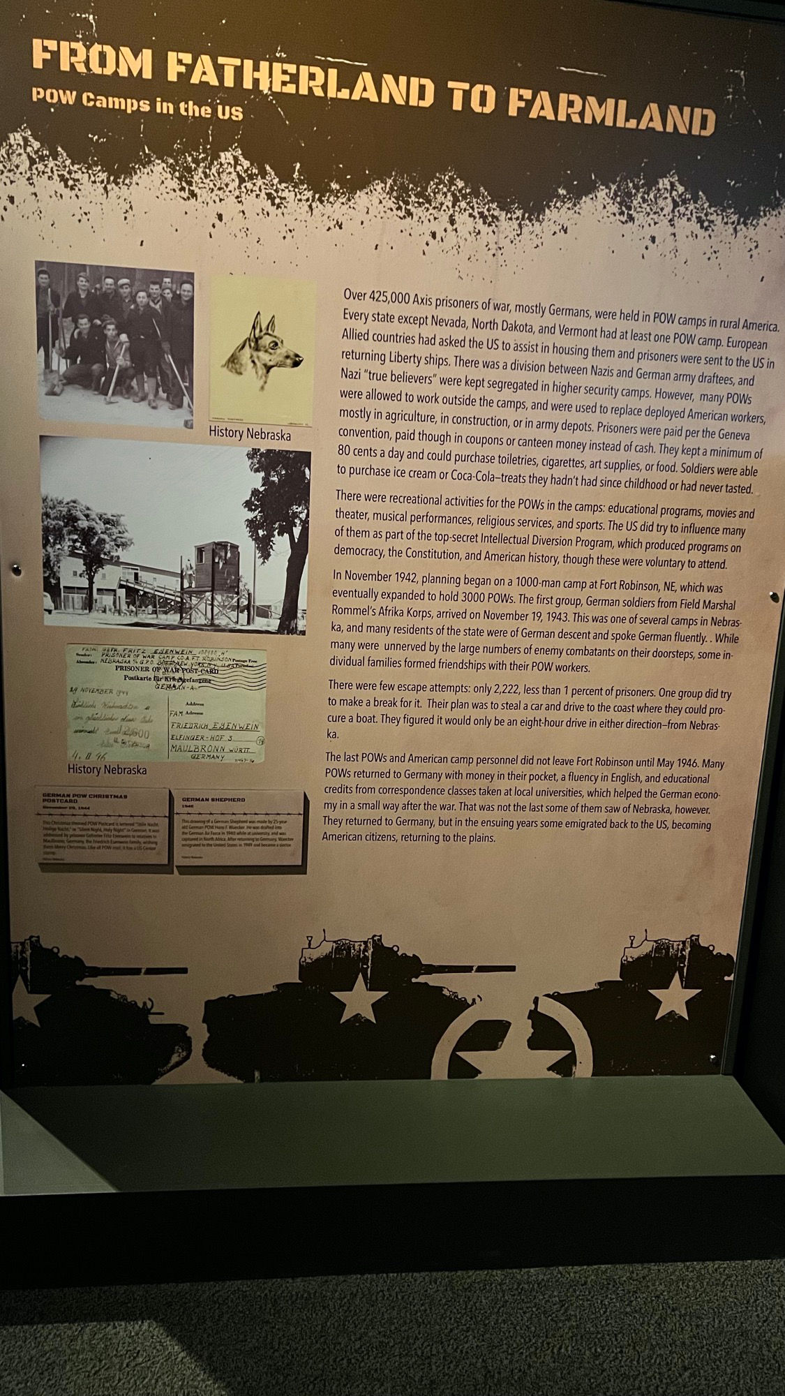 POW Camps in the US WWII Exhibit POW Camps in the US