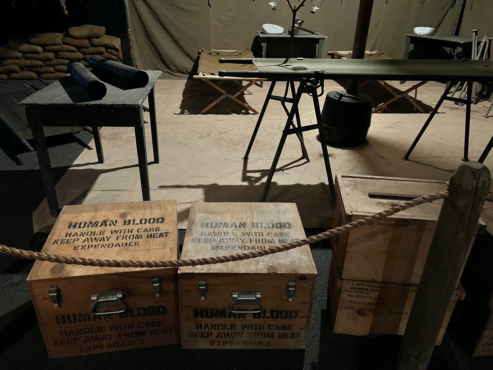 WWII Field Hospital Prop