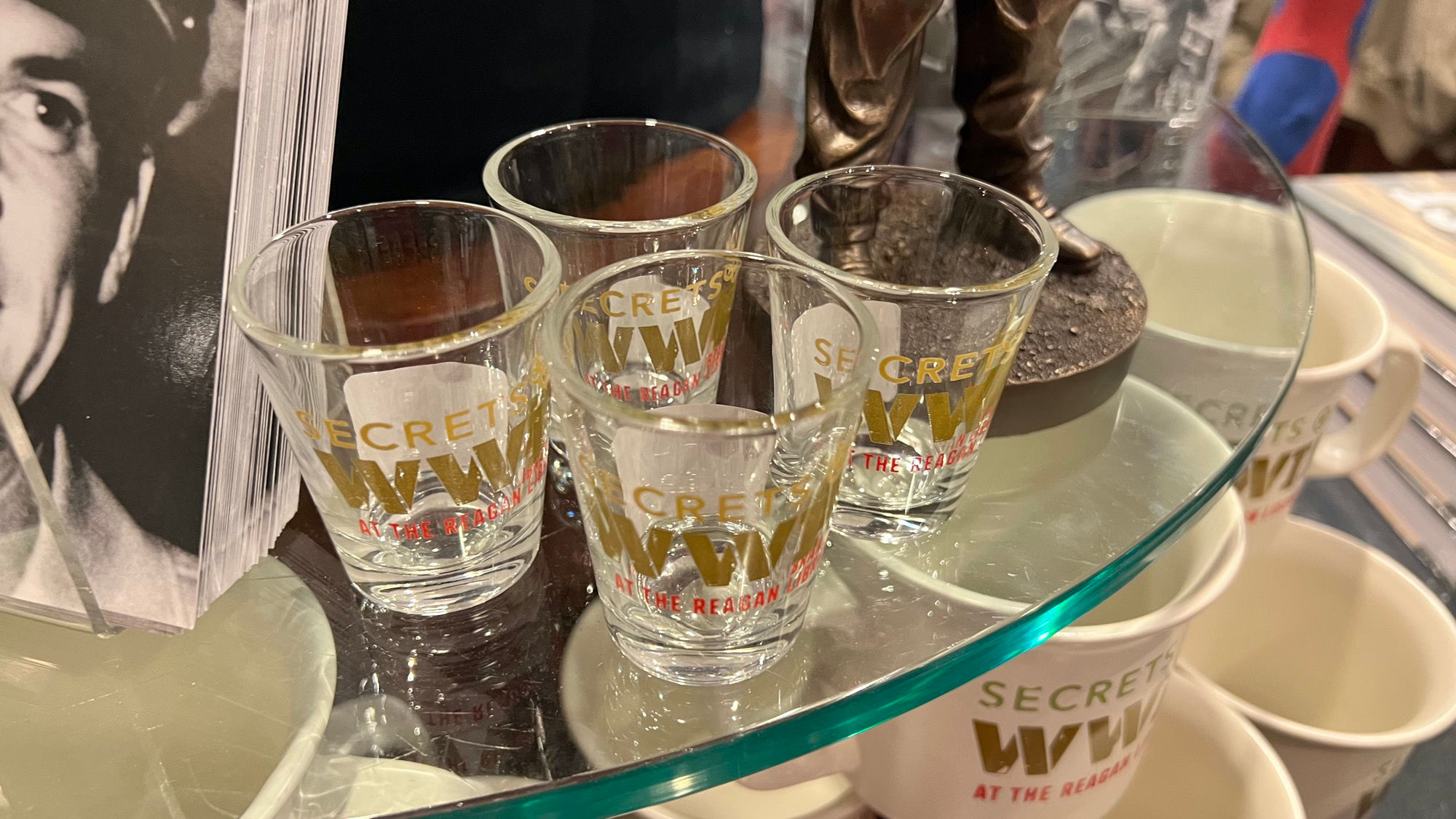 WWII Gift Shop Shot Glasses