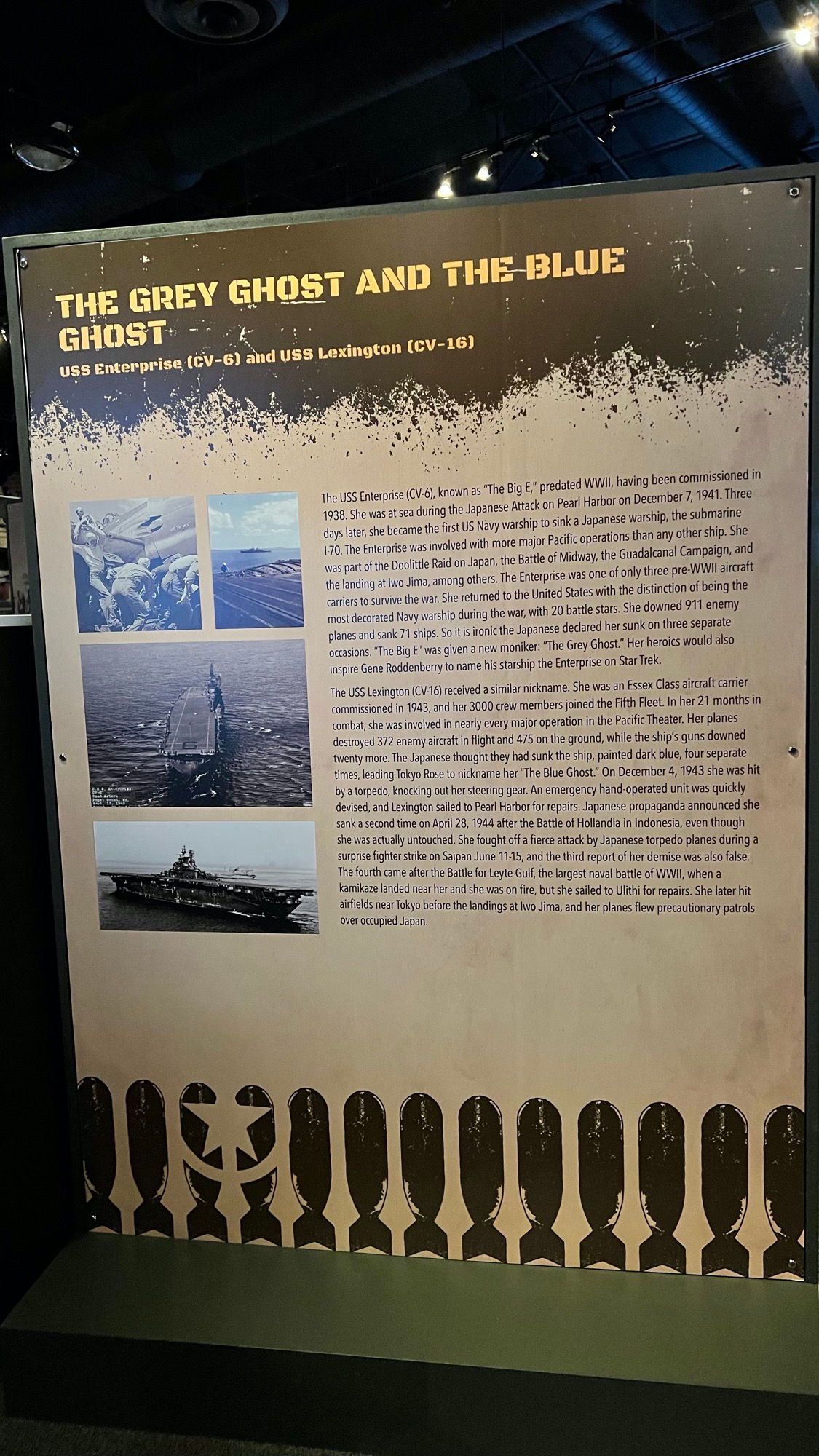 The Grey Ghost and the Blue Ghost WWII The Grey Ghost and the Blue Ghost