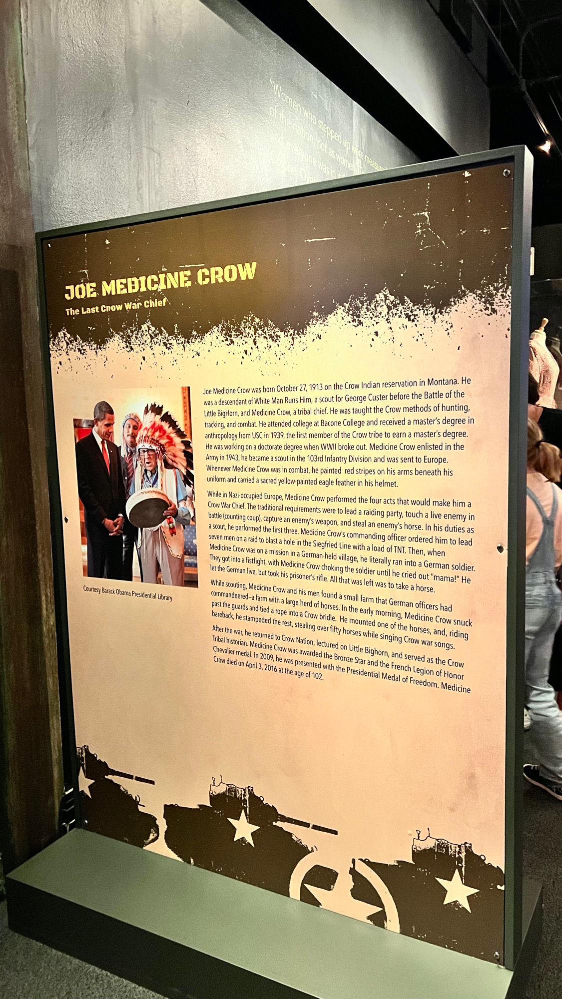 Joe Medicine Crow WWII Joe Medicine Crow