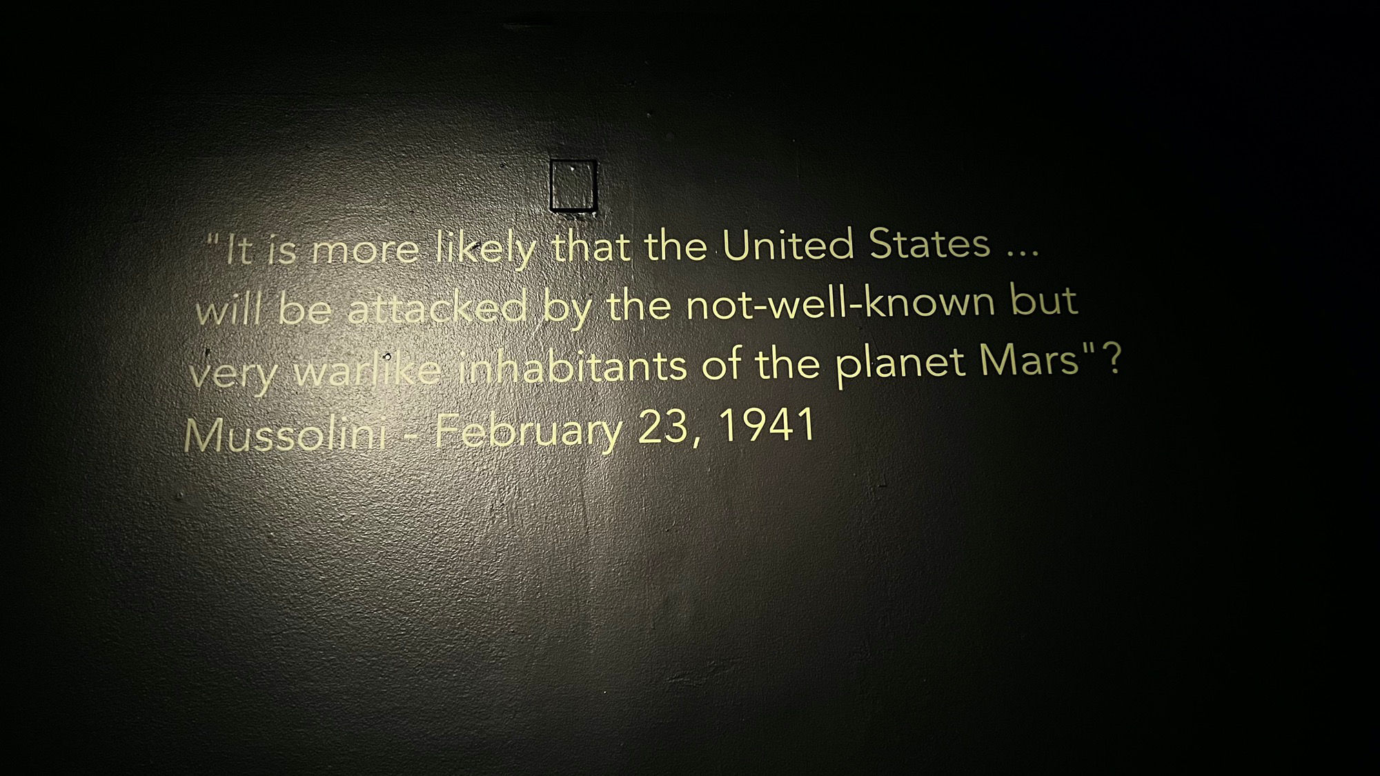 Mussolini Quote WWII Mussolini Quote