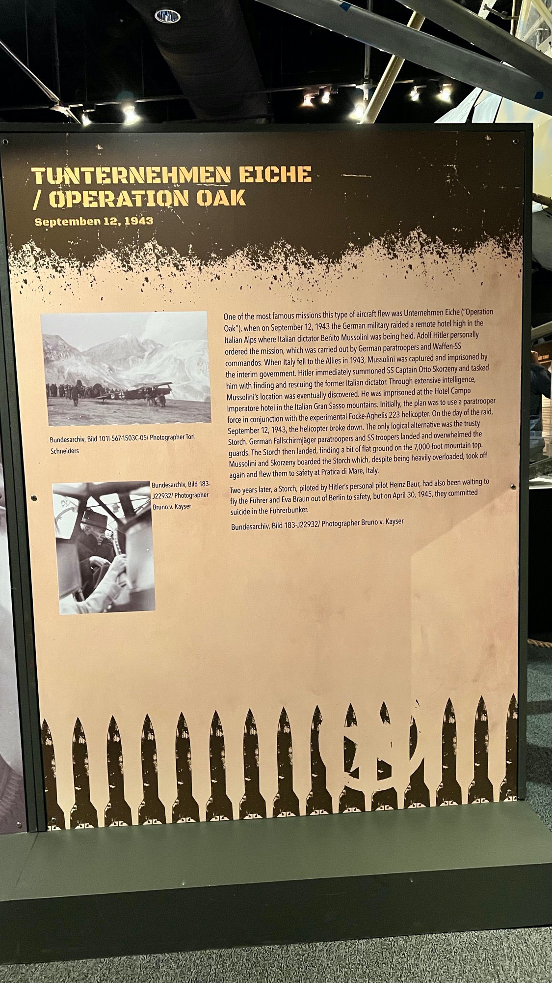 Operation Oak WWII Operation Oak
