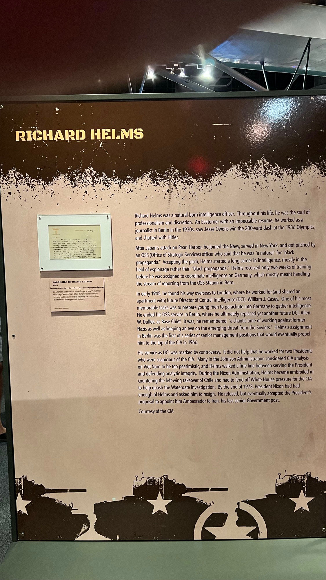 Richard Helms WWII Richard Helms